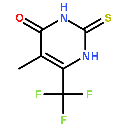 4(1H)-Pyrimidinone, 2,3-dihydro-5-methyl-2-thioxo-6-(trifluoromethyl)-