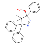 Hydroperoxide, 4,5-dihydro-4,4-dimethyl-3,5,5-triphenyl-3H-pyrazol-3-yl