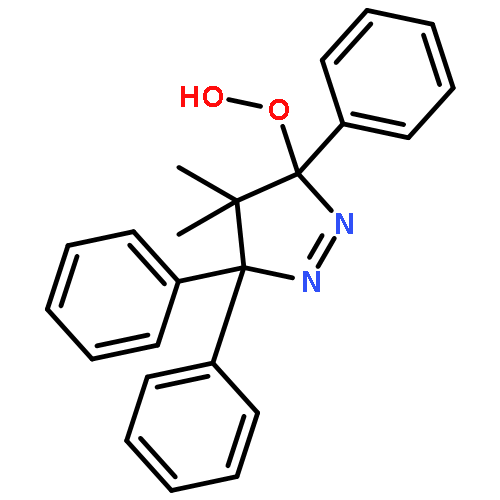 Hydroperoxide, 4,5-dihydro-4,4-dimethyl-3,5,5-triphenyl-3H-pyrazol-3-yl