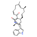 1H-Cyclotridec[d]isoindole-1,17(2H)-dione,3,3a,4,6a,9,10,13,14-octahydro-3-(1H-indol-3-ylmethyl)-4,5,10,12-tetramethyl-,(3S,3aR,4S,6aS,7E,10S,11E,17aS)- (9CI)