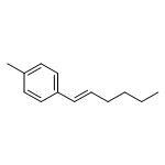 Benzene, 1-(1-hexenyl)-4-methyl-