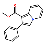 1-Indolizinecarboxylic acid, 2-phenyl-, methyl ester