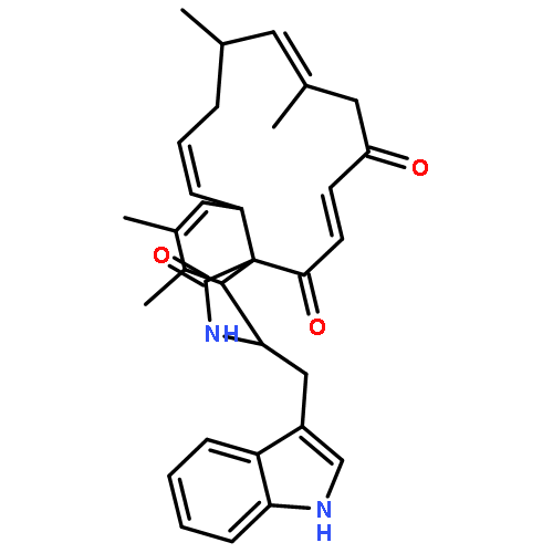 (3S,3aR,4S,6aS,7E,10S,11Z,15E)-3-(1H-indol-3-ylmethyl)-4,5,10,12-tetramethyl-2,3,3a,4,6a,9,10,13-octahydro-1H-cyclotrideca[d]isoindole-1,14,17-trione