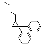 Benzene, 1,1'-(butylcyclopropylidene)bis-