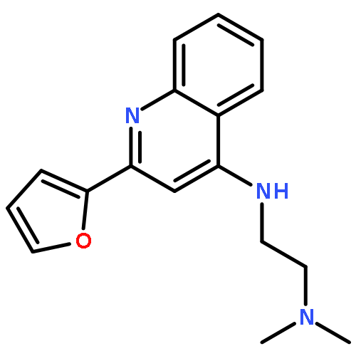 N'-[2-(furan-2-yl)quinolin-4-yl]-N,N-dimethylethane-1,2-diamine