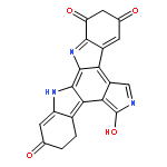 7-hydroxy-8,12-dihydro-1H-indolo[2,3-a]pyrrolo[3,4-c]carbazole-1,3,10(2H,9H)-trione