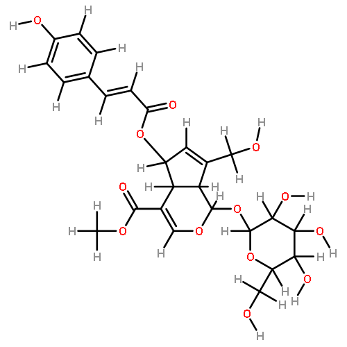 (E)-6-O-(p-coumaroyl)scandoside methyl ester