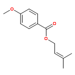 Benzoic acid, 4-methoxy-, 3-methyl-2-butenyl ester