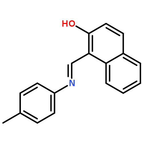 1-((E)-((4-methylphenyl)imino)methyl)-2-naphthol (en)