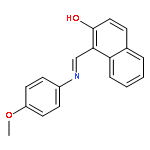 1-(((4-methoxyphenyl)imino)methyl)-2-naphthol (en)