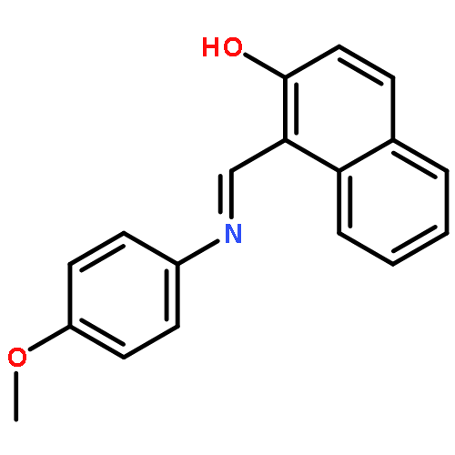 1-(((4-methoxyphenyl)imino)methyl)-2-naphthol (en)