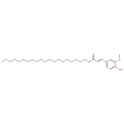 Icosyl 3-(4-hydroxy-3-methoxyphenyl)acrylate