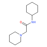 1-Piperidineacetamide, N-cyclohexyl-