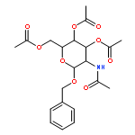 (2R,3S,4R,5R,6R)-5-Acetamido-2-(acetoxymethyl)-6-(benzyloxy)tetrahydro-2H-pyran-3,4-diyl diacetate