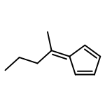 1,3-Cyclopentadiene, 5-(1-methylbutylidene)-