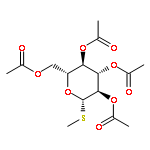 b-D-Glucopyranoside, methyl1-thio-, 2,3,4,6-tetraacetate