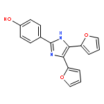 Phenol, 4-(4,5-di-2-furanyl-1H-imidazol-2-yl)-