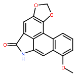 Benzo[f]-1,3-benzodioxolo[6,5,4-cd]indol-5(6H)-one,8-methoxy-