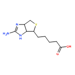 1H-Thieno[3,4-d]imidazole-6-pentanoicacid, 2-amino-3a,4,6,6a-tetrahydro-, (3aR,6S,6aS)-