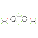 1-[1,1,1,3,3,3-hexafluoro-2-[4-(1,2,2-trifluoroethenoxy)phenyl]propan-2-yl]-4-(1,2,2-trifluoroethenoxy)benzene