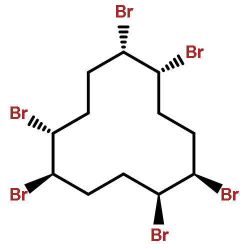 (1R,2R,5S,6R,9R,10S)-rel-1,2,5,6,9,10-Hexabromocyclododecane