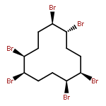 (1R,2S,5R,6R,9R,10S)-rel-1,2,5,6,9,10-Hexabromocyclododecane