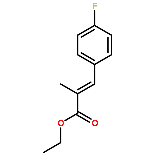 2-Propenoic acid, 3-(4-fluorophenyl)-2-methyl-, ethyl ester, (E)-