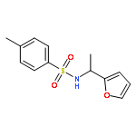 Benzenesulfonamide, N-[1-(2-furanyl)ethyl]-4-methyl-