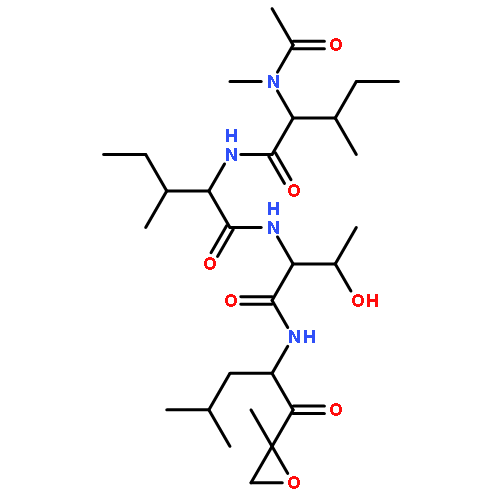 L-Threoninamide,N-acetyl-N-methyl-L-isoleucyl-L-isoleucyl-N-[(1S)-3-methyl-1-[[(2R)-2-methyl-2-oxiranyl]carbonyl]butyl]-