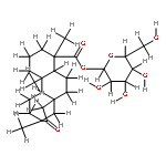 13-methyl-16-oxo-17-nor-ent-kauran-19-oic acid-beta-D-glucopyranosyl ester