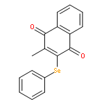 1,4-Naphthalenedione, 2-methyl-3-(phenylseleno)-