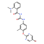 Benzamide,N-[[[4-[(5-bromo-2-pyrimidinyl)oxy]-3-methylphenyl]amino]carbonyl]-2-(dimethylamino)-