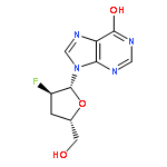 Inosine, 2',3'-dideoxy-2'-fluoro-