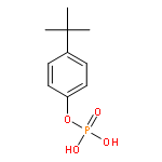 Phenol,4-(1,1-dimethylethyl)-, 1-(dihydrogen phosphate)