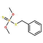 Phosphorodithioic acid, O,O-dimethyl S-(phenylmethyl) ester