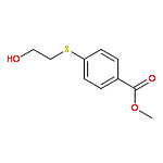 Benzoic acid, 4-[(2-hydroxyethyl)thio]-, methyl ester