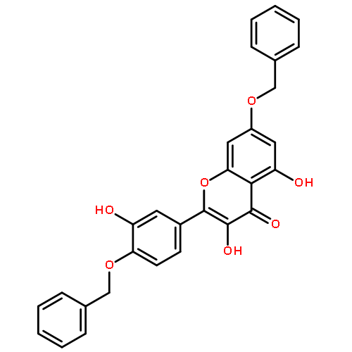 4H-1-Benzopyran-4-one,3,5-dihydroxy-2-[3-hydroxy-4-(phenylmethoxy)phenyl]-7-(phenylmethoxy)-