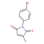 1H-Pyrrole-2,5-dione, 1-(4-bromophenyl)-3-methyl-