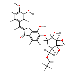 (Z)-6-O-(6-O-acetyl-beta-D-glucopyranosyl)-6,7,3',4'-tetrahydroxyaurone