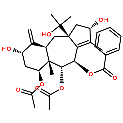 Benz[f]azulene-2,6,8,9,10(3H)-pentol,2,4,4a,5,6,7,8,8a,9,10-decahydro-3a-(1-hydroxy-1-methylethyl)-1,8a-dimethyl-5-methylene-,8,9-diacetate 10-benzoate, (2S,3aS,4aR,6S,8S,8aS,9R,10R)-