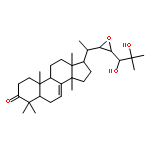 (5R,9R,10R,13S,14S,17S)-17-{(1R)-1-[3-(1,2-dihydroxy-2-methylpropyl)oxiran-2-yl]ethyl}-1,2,4,5,6,9,10,11,12,13,14,15,16,17-tetradecahydro-4,4,10,13,14-pentamethyl-3H-cyclopenta[a]phenanthren-3-one