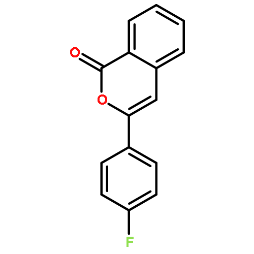 1H-2-Benzopyran-1-one, 3-(4-fluorophenyl)-