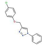 4-[(4-chlorophenoxy)methyl]-1-phenyl-1H-1,2,3-triazole