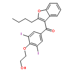 Methanone,(2-butyl-3-benzofuranyl)[4-(2-hydroxyethoxy)-3,5-diiodophenyl]-