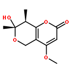 2H,5H-Pyrano[4,3-b]pyran-2-one,7,8-dihydro-7-hydroxy-4-methoxy-7,8-dimethyl-, (7R,8S)-rel-(-)-