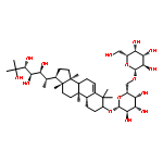 b-D-Galactopyranoside, (3b,9b,10a,22S,23R,24R)-22,23,24,25-tetrahydroxy-9-methyl-19-norlanost-5-en-3-yl6-O-b-D-galactopyranosyl- (9CI)