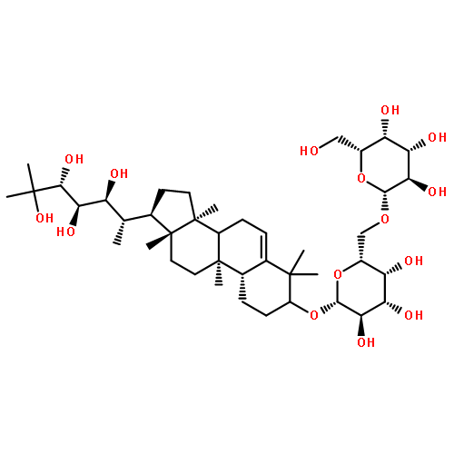 b-D-Galactopyranoside, (3b,9b,10a,22S,23R,24R)-22,23,24,25-tetrahydroxy-9-methyl-19-norlanost-5-en-3-yl6-O-b-D-galactopyranosyl- (9CI)