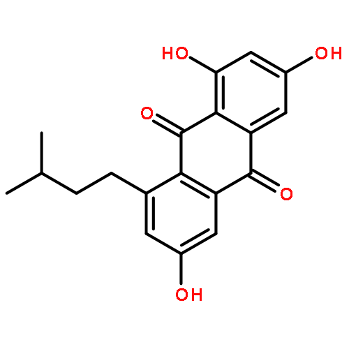 1,3,6-trihydroxy-8-(3-methylbutyl)anthraquinone