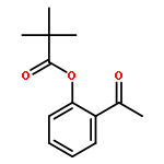 Propanoic acid, 2,2-dimethyl-, 2-acetylphenyl ester