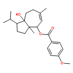 (1S,3aS,4S,8aR)-8a-hydroxy-3a,6-dimethyl-1-(propan-2-yl)-1,2,3,3a,4,7,8,8a-octahydroazulen-4-yl 4-methoxybenzoate